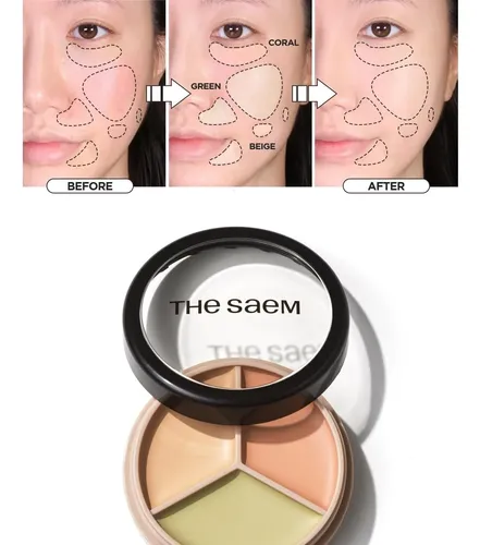 Concealer Triple Foto Thesaem 01 Correct Beige