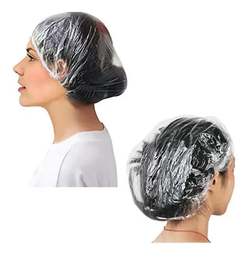 100 Gorros Ducha Baño Desechables, Impermeables, Extr \\