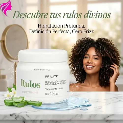 Kit Rulos Frilayp Shampoo + Acond X370ml Mascara X240ml