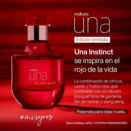 Perfume Natura Una Instinct Oriental Dulce Intenso 50ml