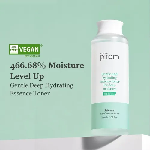 Make P:rem Safe Me. Relief Essence Toner, 400ml
