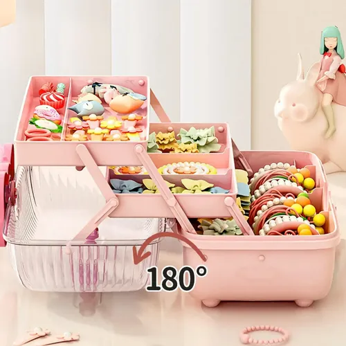 Organizador De Ligas En Caja Para Cuentas Y Accesorios