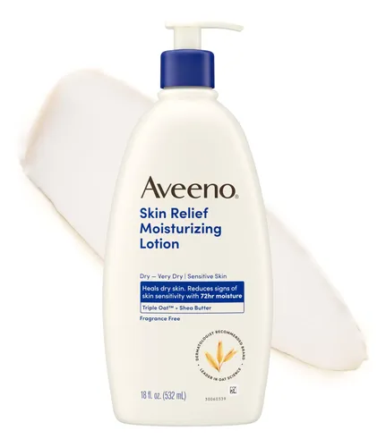Crema Corporal Aveeno Skin Relief Sin Fragancia 532ml
