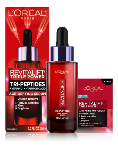 Sérum Revitalift Triple Power De L’oreal Paris, 50 Ml Todo Tipo De Piel Día/noche