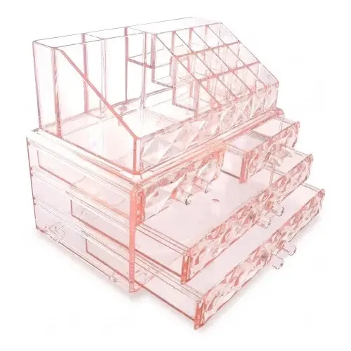 Organizador Para Maquillaje Escritorio Cosmeticos 4 Cajones