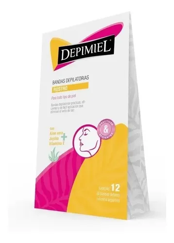 Depimiel Bandas Depilatorias Rostro C/aloe Vera Y Jojobax 3u