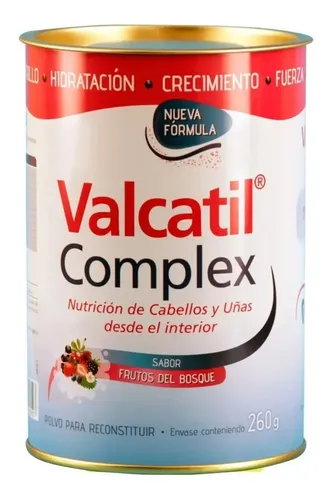 Suplemento Valcatil Complex Nutricion Cabello Uñas Polvo 260