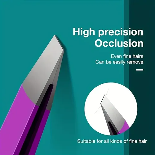 Pinzas Para Cejas De Acero Inoxidable, Huecas, Multiusos