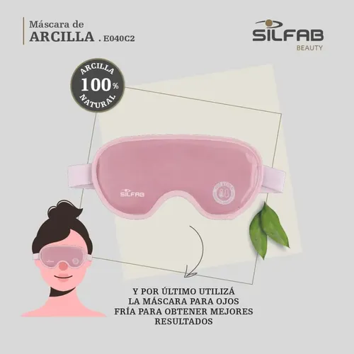Máscara De Arcilla Para Ojos Frio Calor Silfab Beauty
