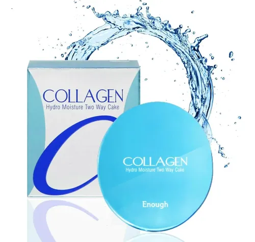 Polvo Compacto De Maquillaje Enough Colágeno Hidro Spf25