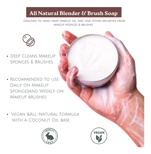 Pincel Y Esponja Batidora Veganos Totalmente Naturales De So
