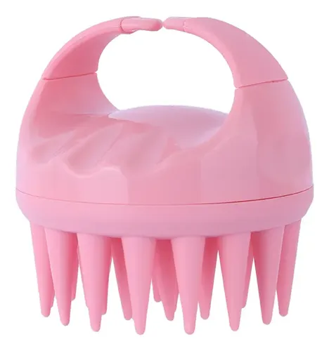 Cepillo Para Ducha Cabello Silicona Rosa Pink