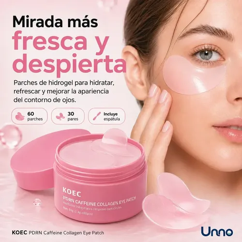 Parches De Colágeno Para Ojeras Koec Cafeina X60und