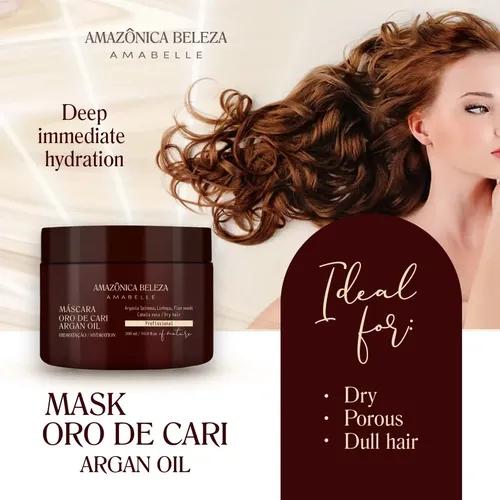 Mascarilla Capilar Amazónica Beleza Oro De Cari 300 Ml Hidra