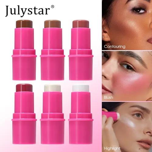 Julystar Barra Contorno Rubor Iluminador De Larga Duración