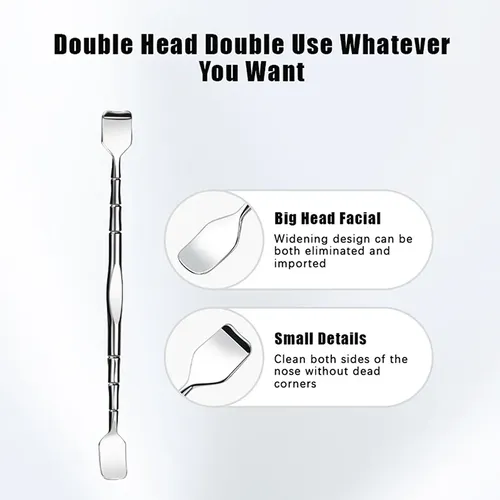 Acero Inoxidable  Herramienta De Doble Cabezal Blackhead