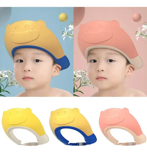 Gorra De Baño For Bebé Con Protección De Oídos