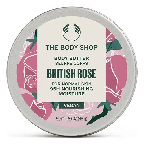 Manteca Corporal The Body Shop British Rose, 50 Ml, Vegana