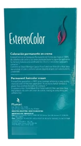 Tintura EstereoColor Kit Permanente Tono 8 Rubio Claro Sin Amoníaco Vegano