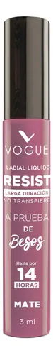 Labial Liquido Mate Vogue Resist Tono Linda
