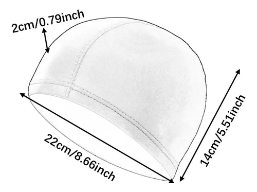 Gorro De Natación De Tela, Estampado Aleatorio