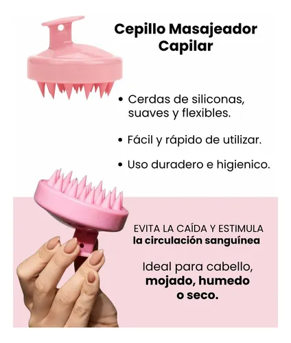 Biotina Capilar X1 Litro, Cepillo Masajeador Anti-quiebre