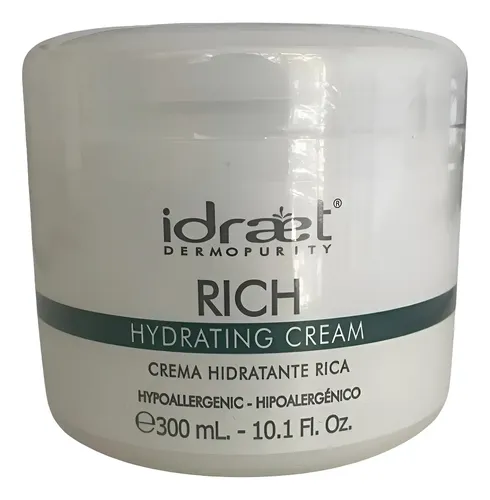 Crema Hidratante Rica Facial Termal Piel Seca 300 Gr Idraet