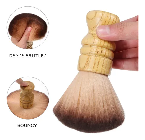 Cepillo Para Cabello Suelto, Remover Pelo, Mango De Madera