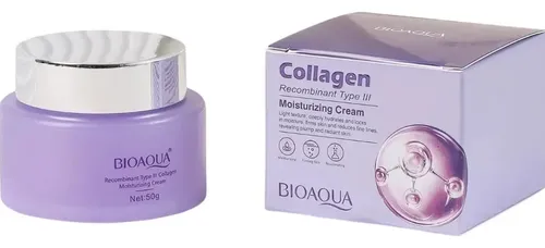 Crema Facial Colágeno Hidratante Antiage 50ml Bioaqua Todo Tipo De Piel Día/noche
