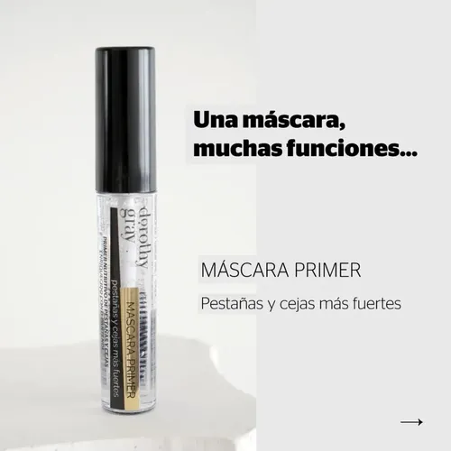 Máscara Primer Pestañas Y Cejas Transparente Dorothy Gray