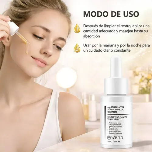 Weud Sérum Antimanchas Iluminador Arbutina Y Txa 50ml