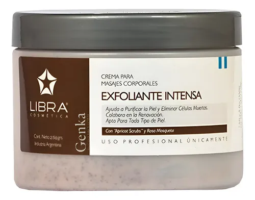 Crema Corporal Exfoliante Intensa X 250 Grs Libra Cosmetica