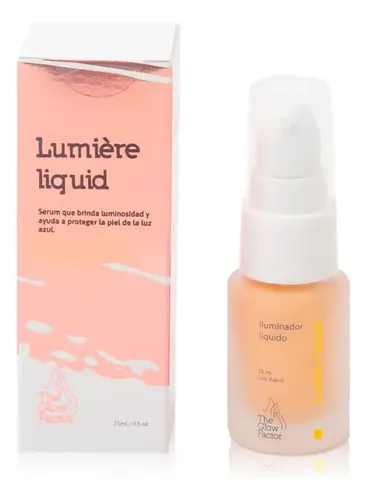 Iluminador The Glow Factor Lumière Liquid Tono Del Maquillaje Dorado
