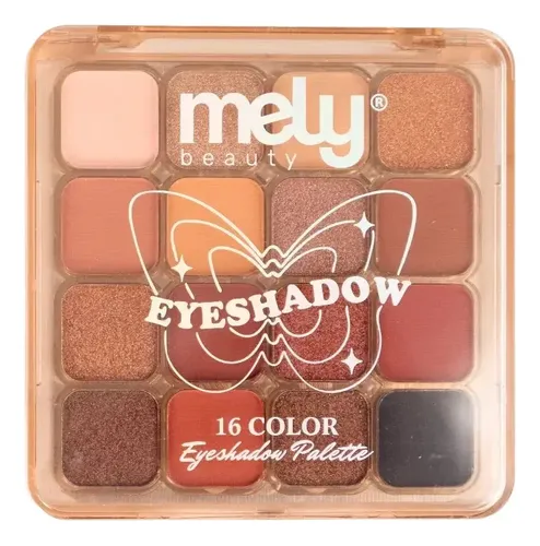 2 Paletas De Sombras Para Ojos X 16 Colores Mely