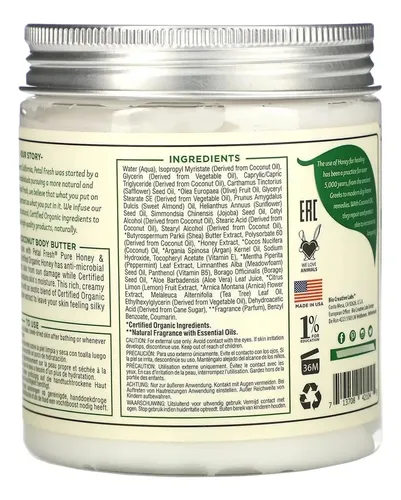 Manteca Corporal Restauradora Petal Fresh Con Miel, Aceite D