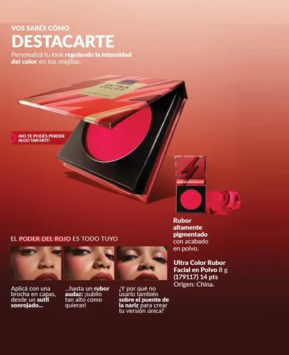 Rubor En Polvo Ultra Color 8g Avon