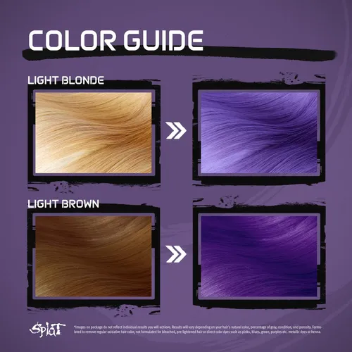 Tinte Para El Cabello Splat Naturals Purple 177 Ml