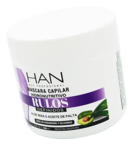 Baño De Crema Han Hidronutritivo Rulos 200g Curly Girl