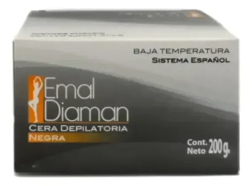 Emal Diaman Cera Depilatoria Negra 200g