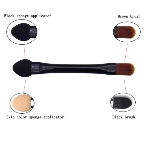 10 Brochas De Esponja Para Sombras De Ojos De Doble Cara