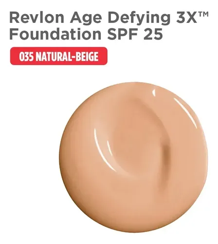 Base Líquida Revlon Age Defying 3 X X 30 Ml 035 Natural Beig