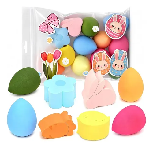 Esponjas De Maquillaje Pascua Oyrlize 12 Piezas