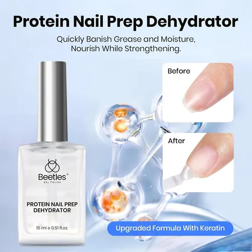 Beetles Set Gel Uñas 15 Ml Base Y Top Coat 4 Pcs