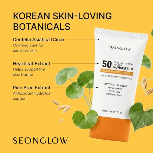 Protector Solar Facial Spf50 Coreano Con Centella Y