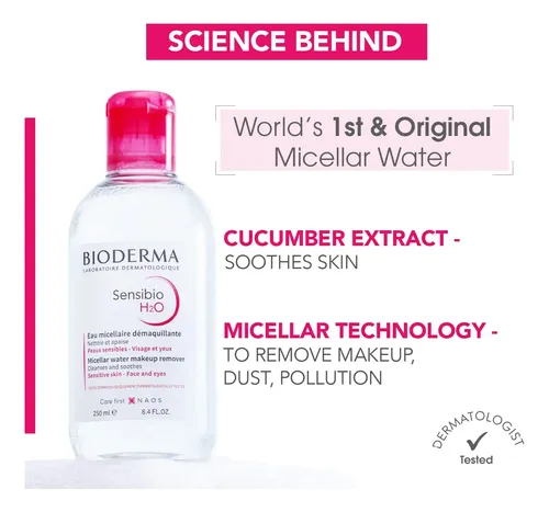 Agua Micelar Bioderma Sensibio H2o Desmaquillante 100ml
