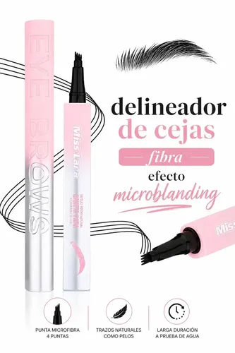 Delineador de Cejas Miss Lara Microblading Negro a Prueba de Agua