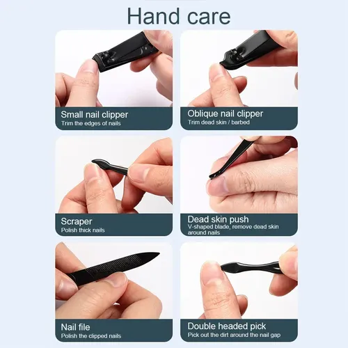 Kit Limpiador De Uñas Lj Ig Hair Clipper