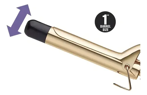 Pinza Tenaza Rizadora Profesional 24k 1 Pulgada Color Oro