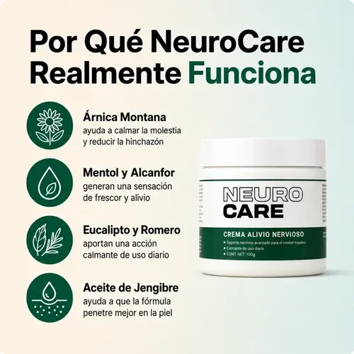 Neurocare Crema Alivio Nervioso Ardor Pies Piernas X2