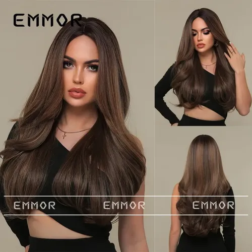 Peluca Mujer Aspecto Natural 66cm. Peluca Larga Y Ondulada